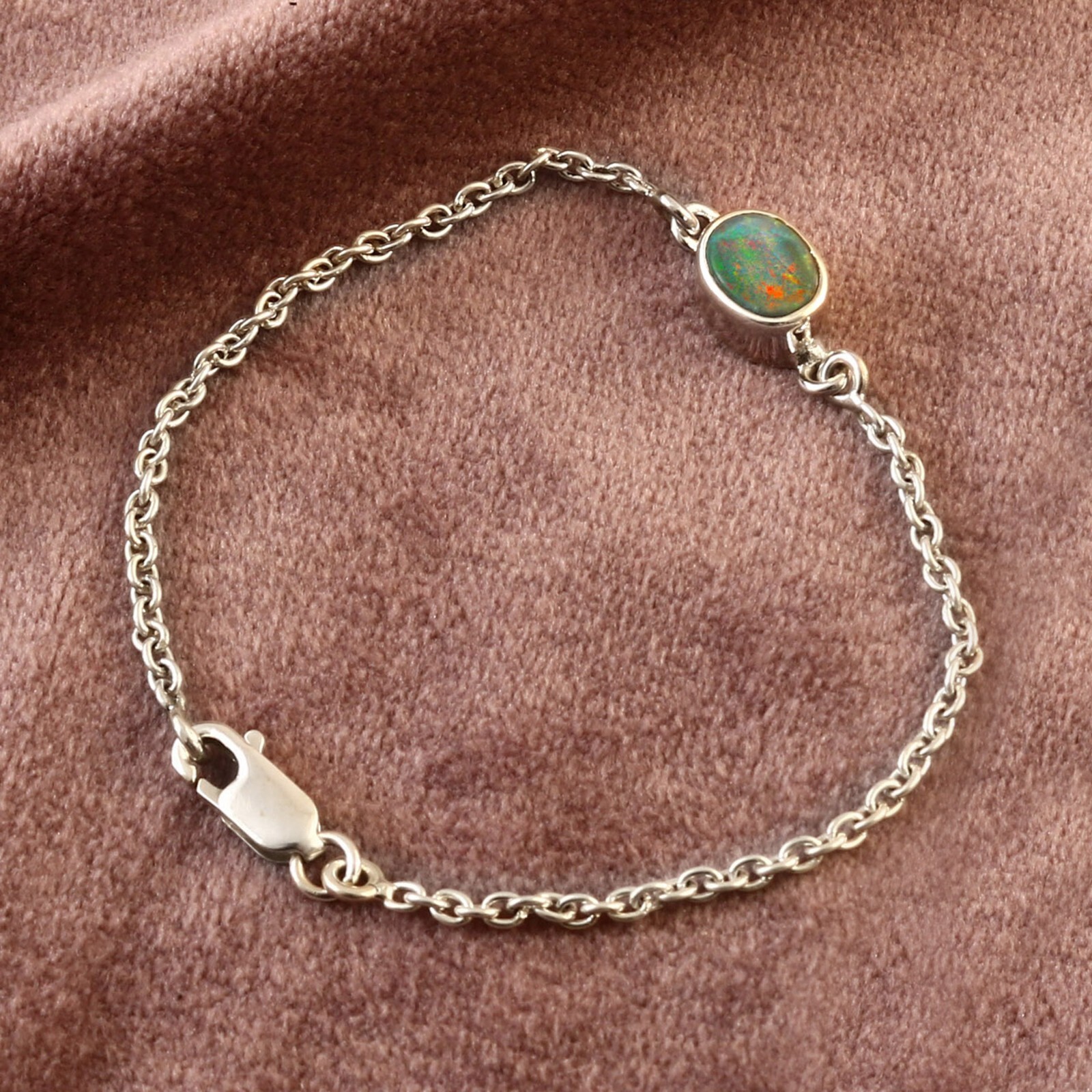 Australian Solid Opal Bracelet Handmade jewelry Opal Jewelry for her #LXJ036