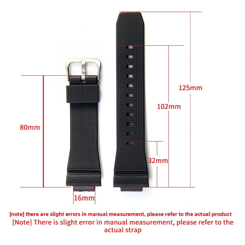 For Casio GA2100 GM2100 Quick Release Waterproof Rubber Watch Band Strap 16mm