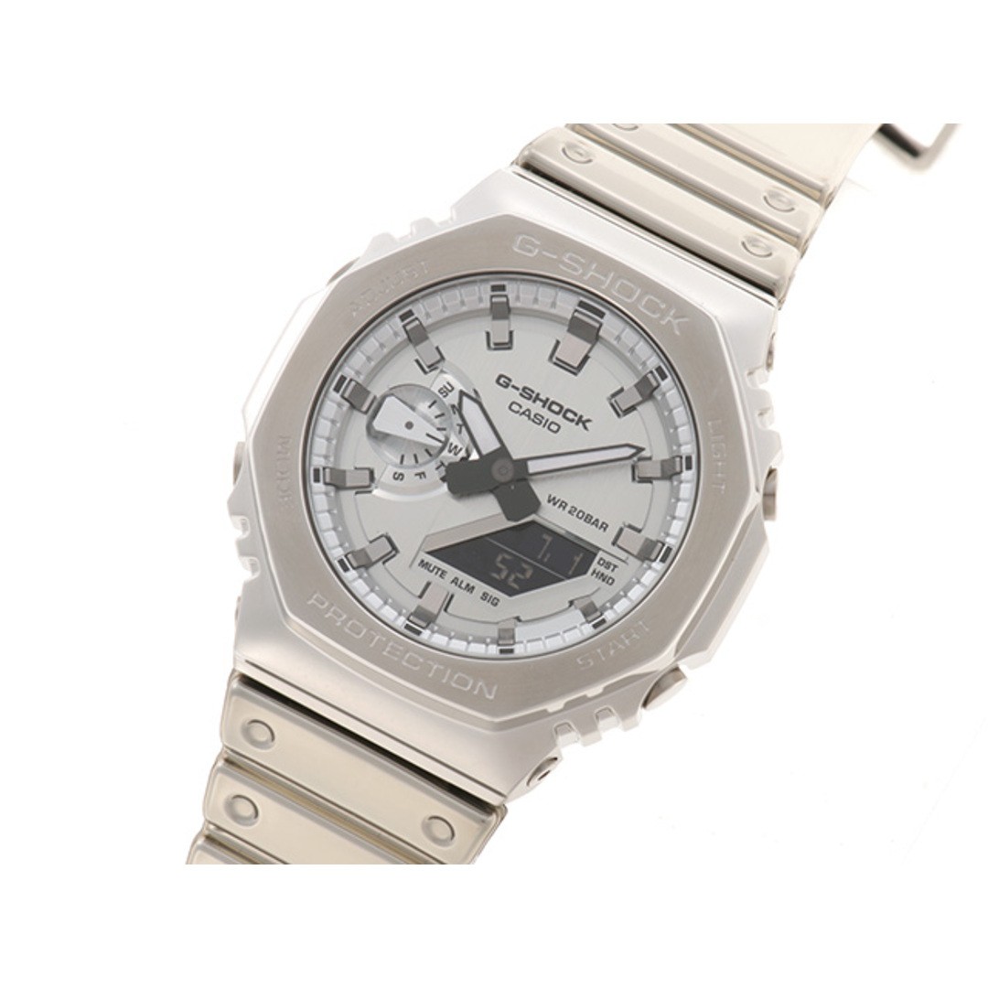CASIO G-Shock ANALOG DIGITAL FINE METALLIC Watch GM 2100YM 8AJF Wristwatch Stain