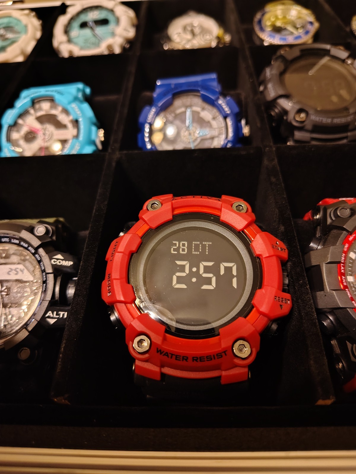Activa Lot of 18 Assorted Adult Wristwatches with Carrying Case f/$475 Or $40ea
