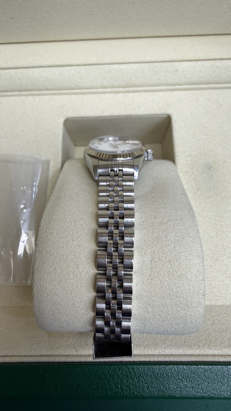 Rolex Datejust Lady White Stick Dial on Jubilee 79173 Papers 2002