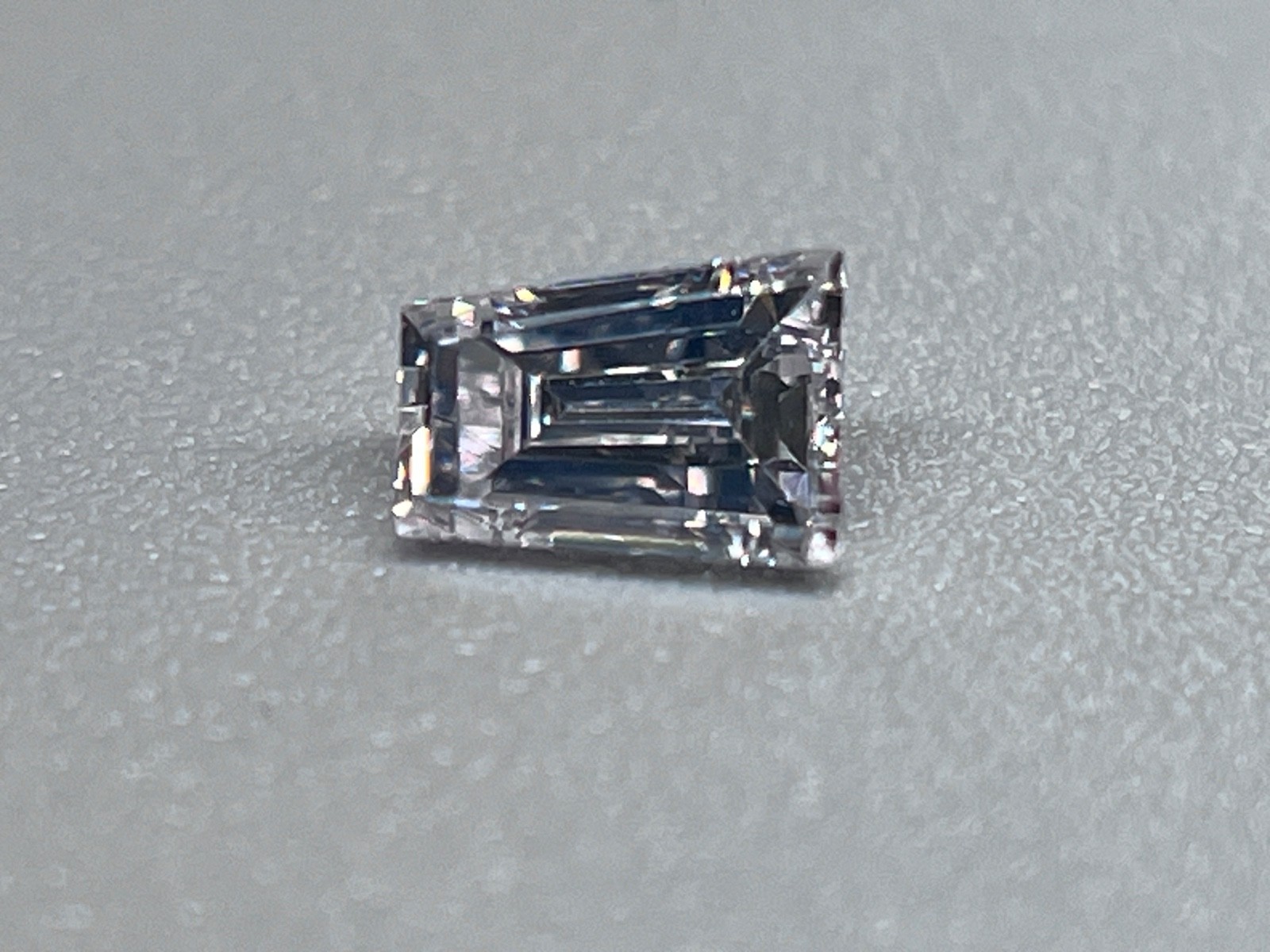 GIA Certified Tapered Baguette .16 CT SI1 F Natural Earth Mined Diamond