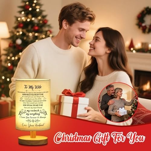 Gifts for Wife from Husband Table Lamp Romantic Anniversary Birthday Mothers Day