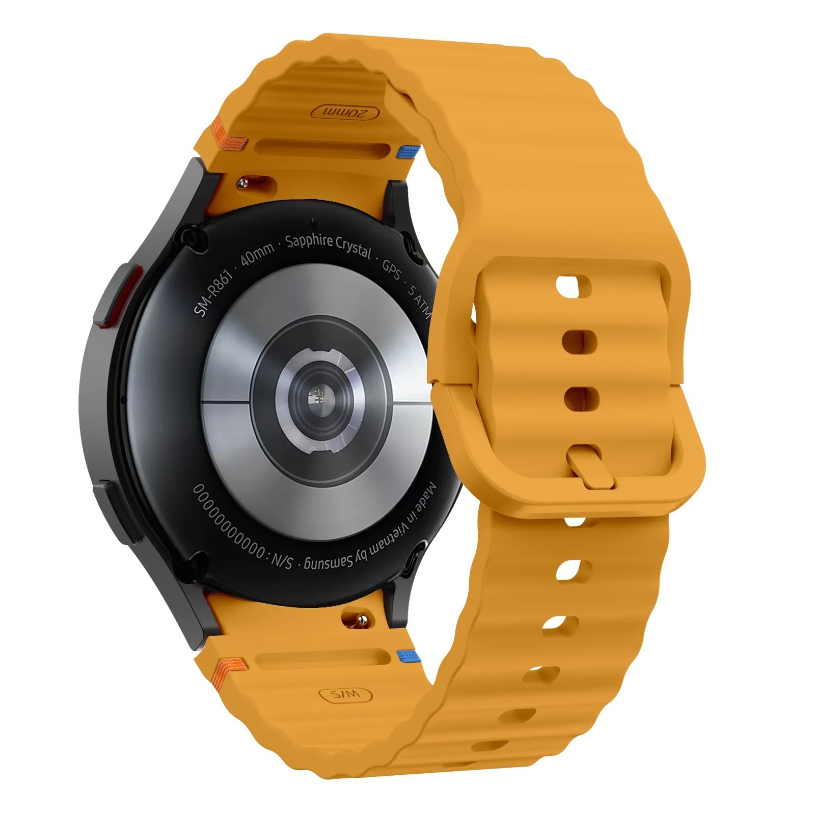 Strap For Samsung Galaxy Watch 7/6/5/4/FE 40/44/47mm Silicone Sport Watch Band,