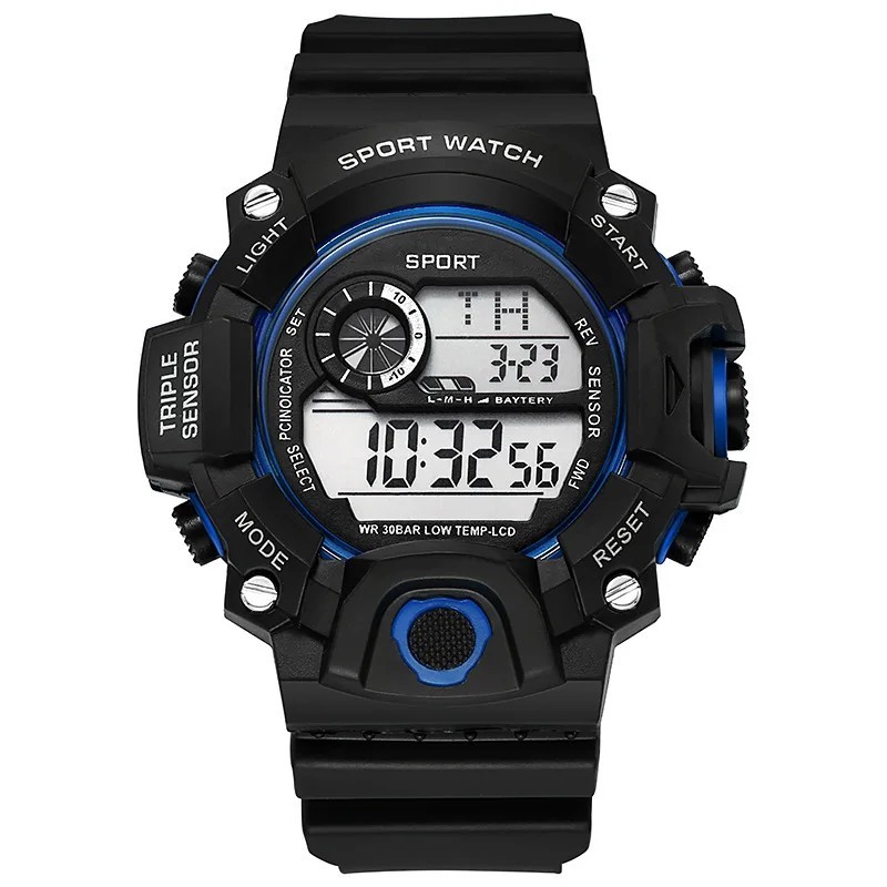 Men Waterproof Digital Sports Watch Military Tactical LED Backlight Wristwatch