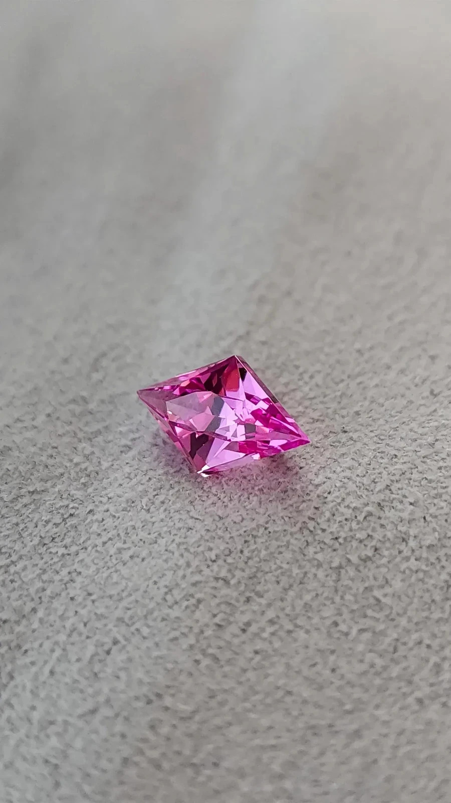 8.37 Ct Certified Natural Flawless Pink Sapphire Fancy Cut Loose A+ Gemstone