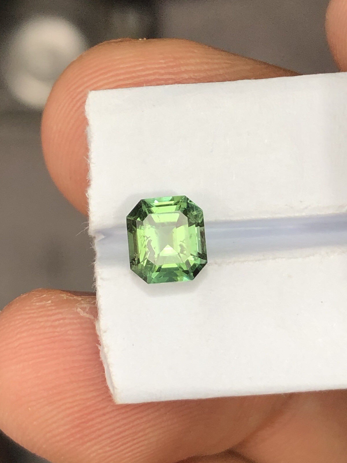 1.2 Carat Natural Green Tourmaline – Faceted Afghanistan Tourmaline