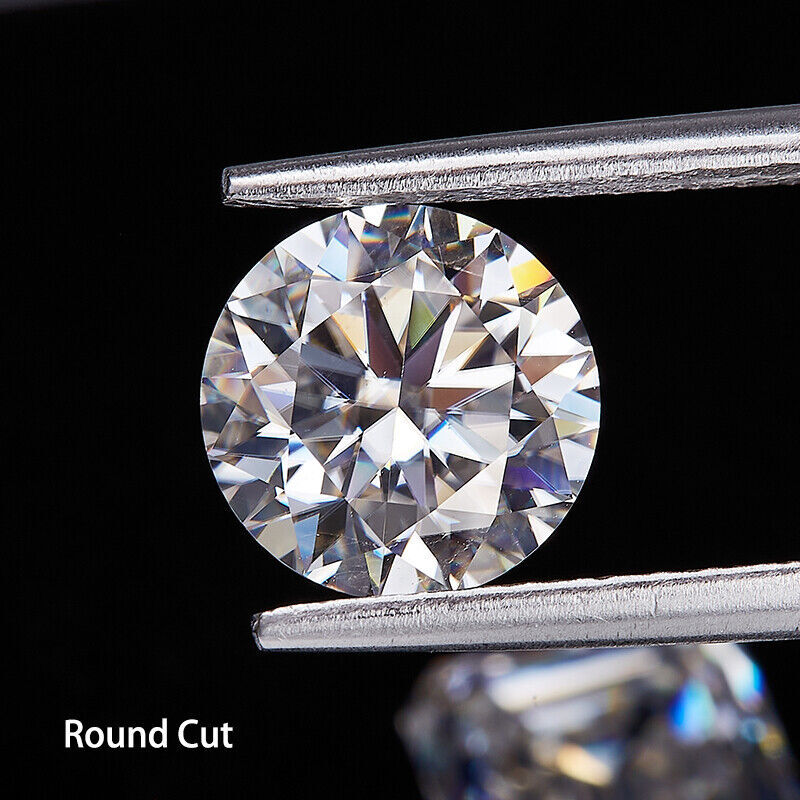 Original Color Loose Moissanite 3-12mm VVS1 Round Cut D Color GRA Certificate