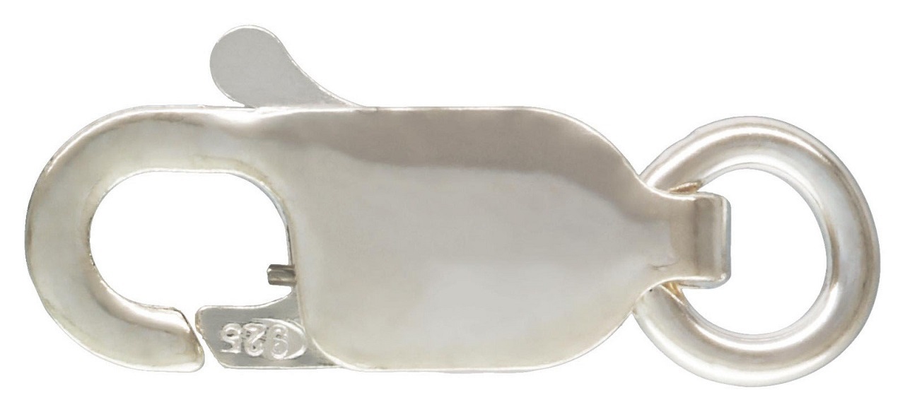 Sterling Silver, 925 Lobster Claw Clasp 2 styles – 7 sizes 8mm – 18mm 1 PC-10 PC