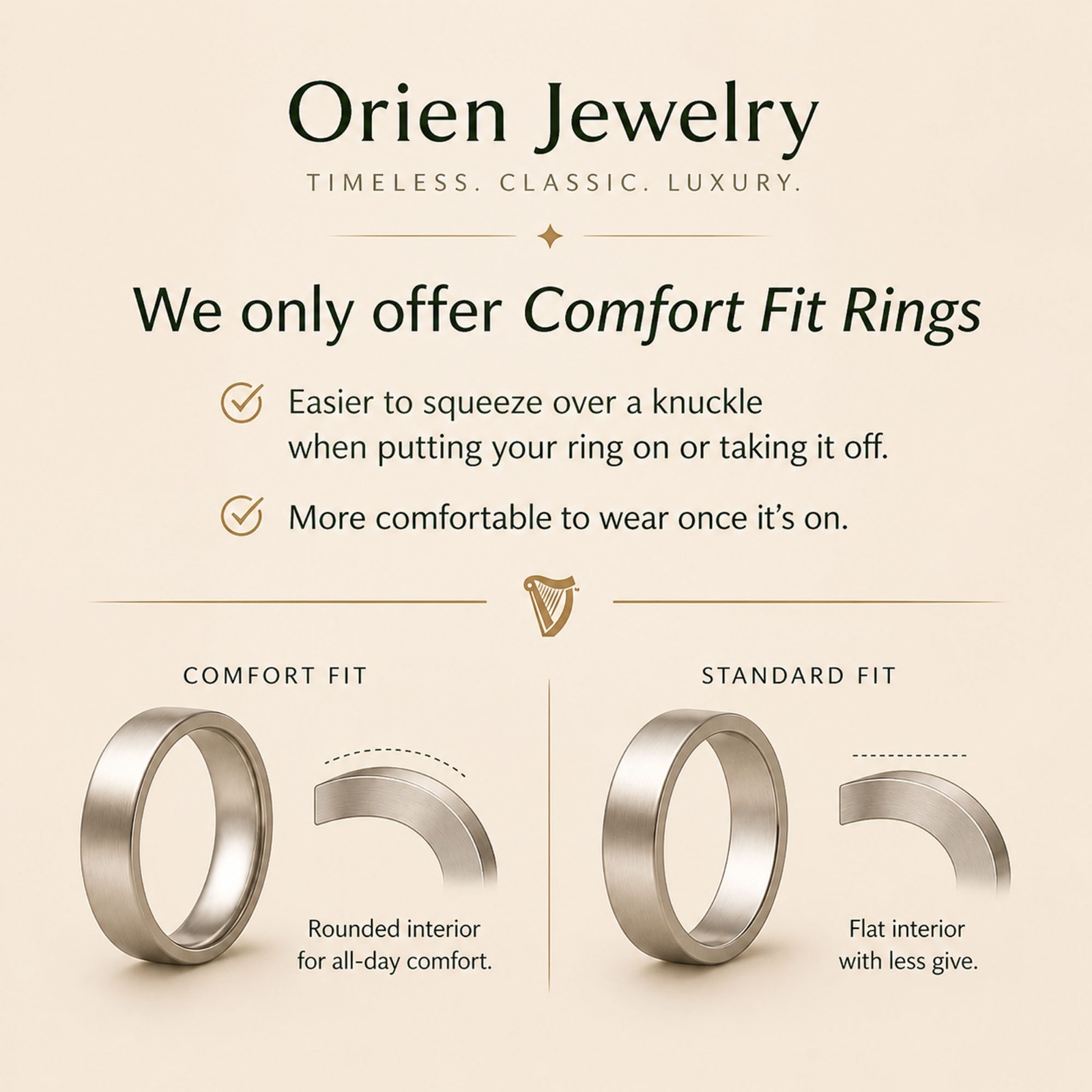 Titanium Ring for Couple Domed and Brushed Free Engraving Titanium Band SZ 5-12