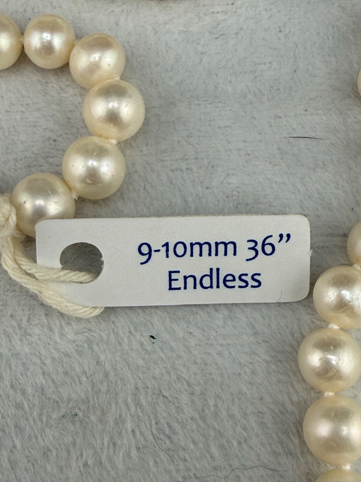 Vintage Honora Freshwater Pearl Necklace Pierced Earrings 36” Endless