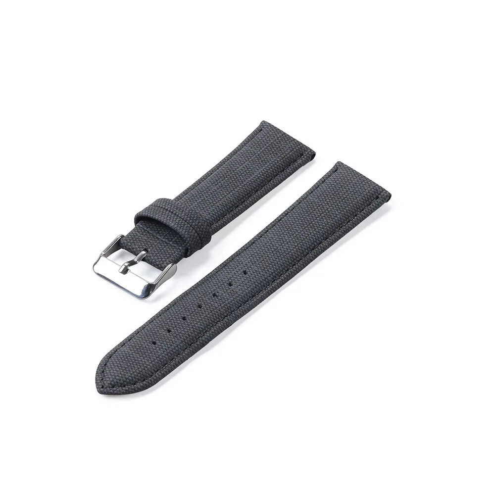 Vintage Denim Pattern Nylon Leather Watch Strap Band 12 14 16 18 20 22mm