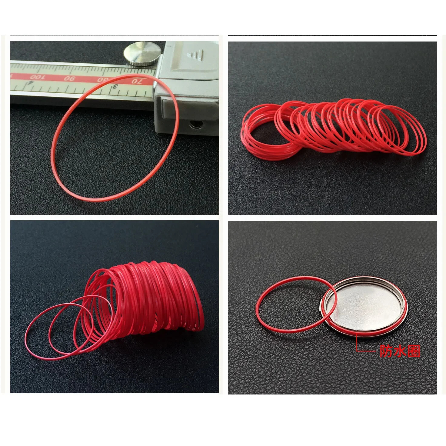0.6mm 0.9mm Water-proof Watch Gasket Back Cover Rings 16mm-42mm Rear Case I-Ring