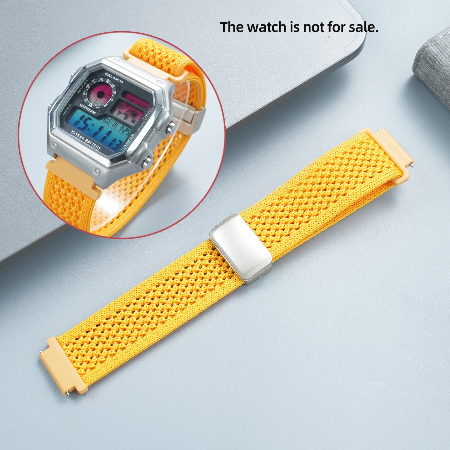 For Casio AE1200 AE1300 AE-1200WH Sports Nylon WatchStrap Convex 18mm Breathable