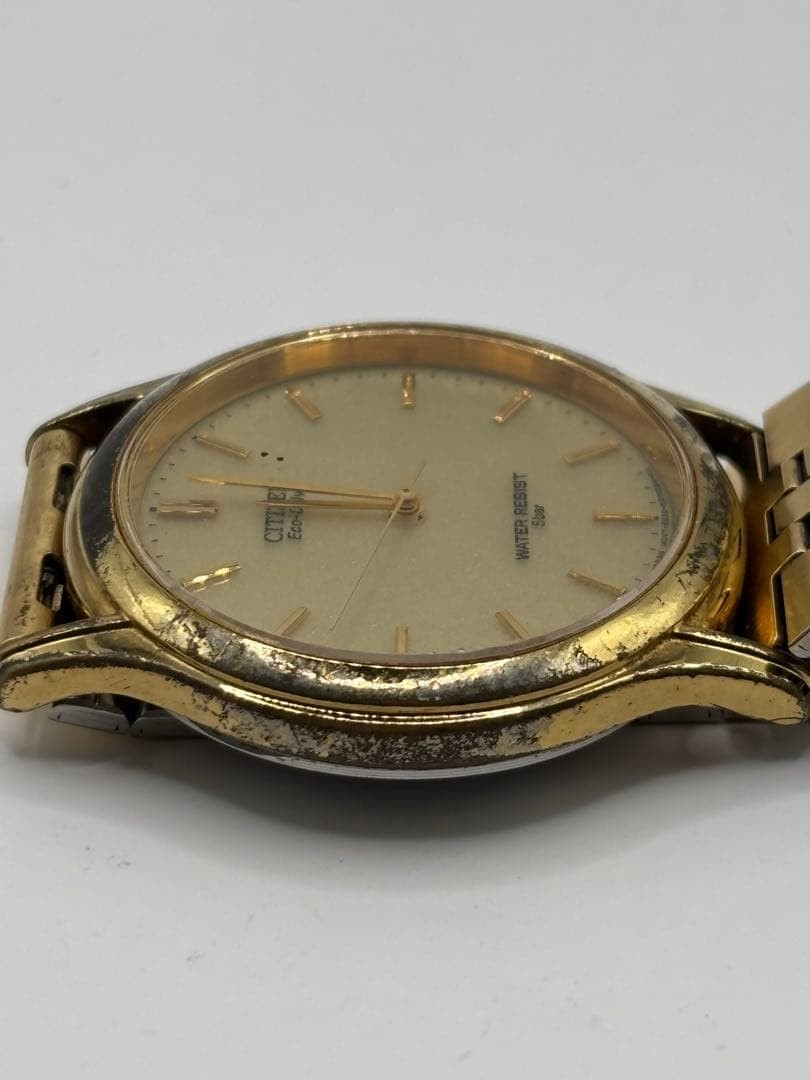 [Working Condition] CITIZEN Eco-Drive Gold Color Watch