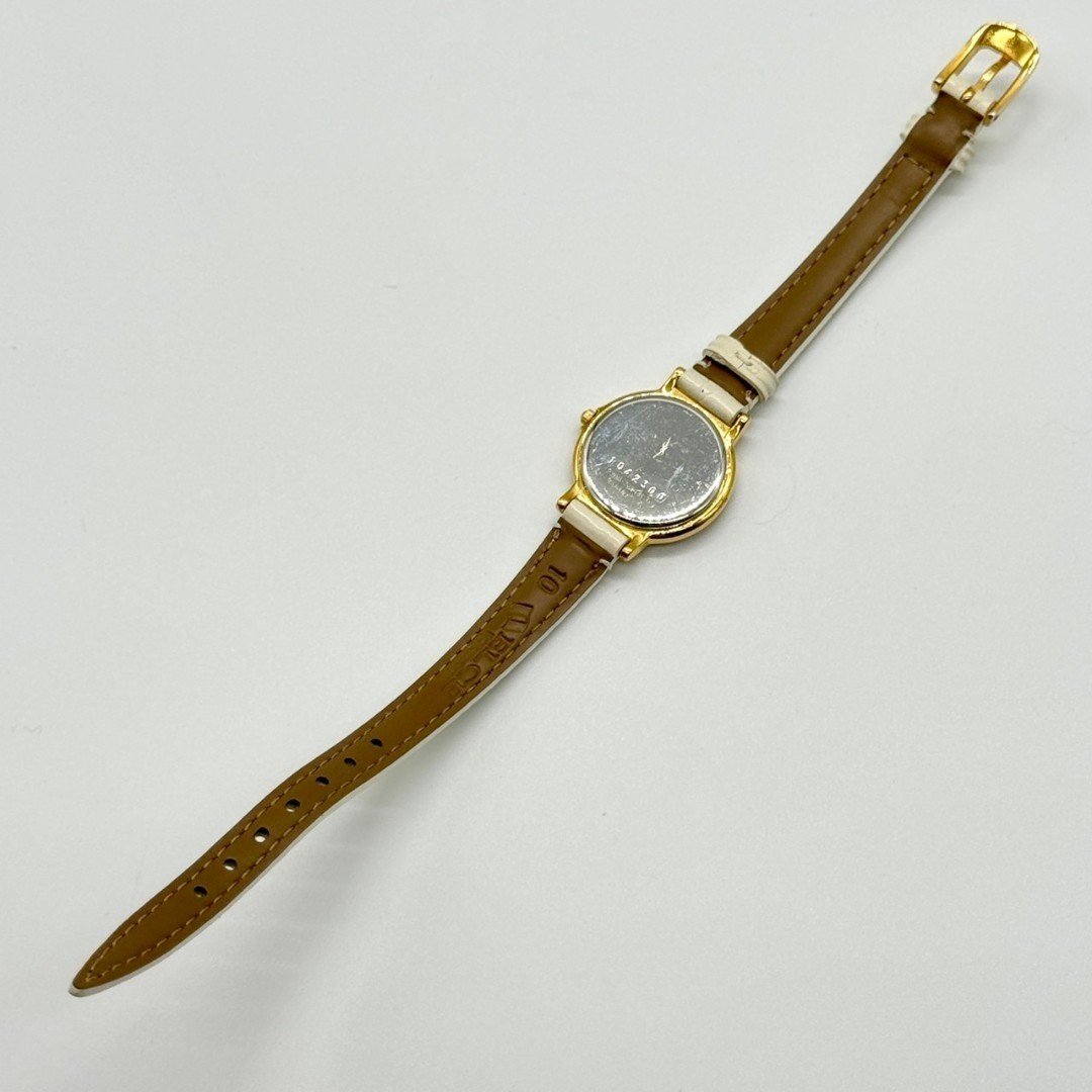 YSL Yves Saint Laurent Watch White Dial 2 Hands 2200 228481 Working