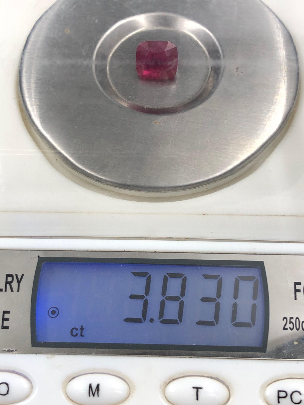 3.83ct Afghanistan Natural Red Loose Rubellite Gemstone For Jewelry Designers.