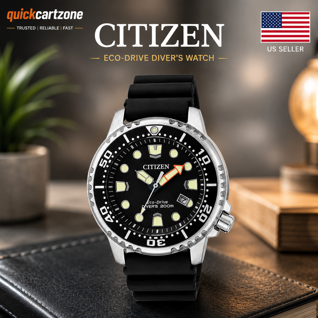 Citizen Promaster Diver Men’s Eco Drive Watch – BN0150-10E NEW