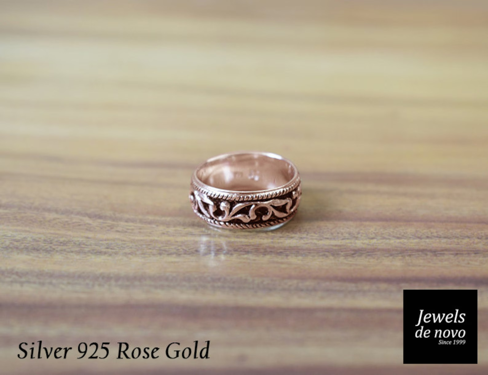 Beautiful Premium Oxidized Celtic Band Ring: 18k Gold Filled Thumb Ring