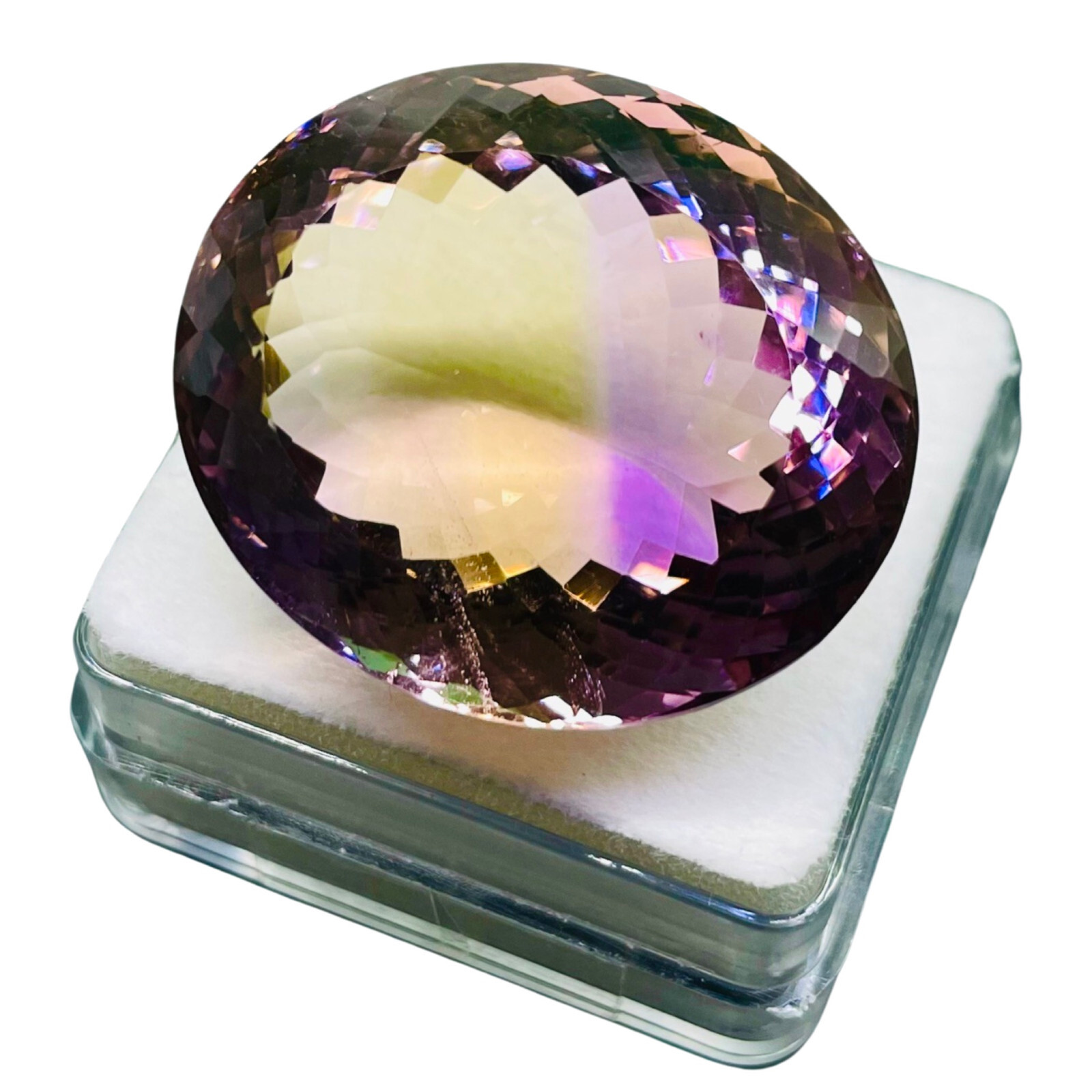 VVS 83 Cts Natural Ametrine Certified Huge Pendant Size Oval Untreated Gemstone