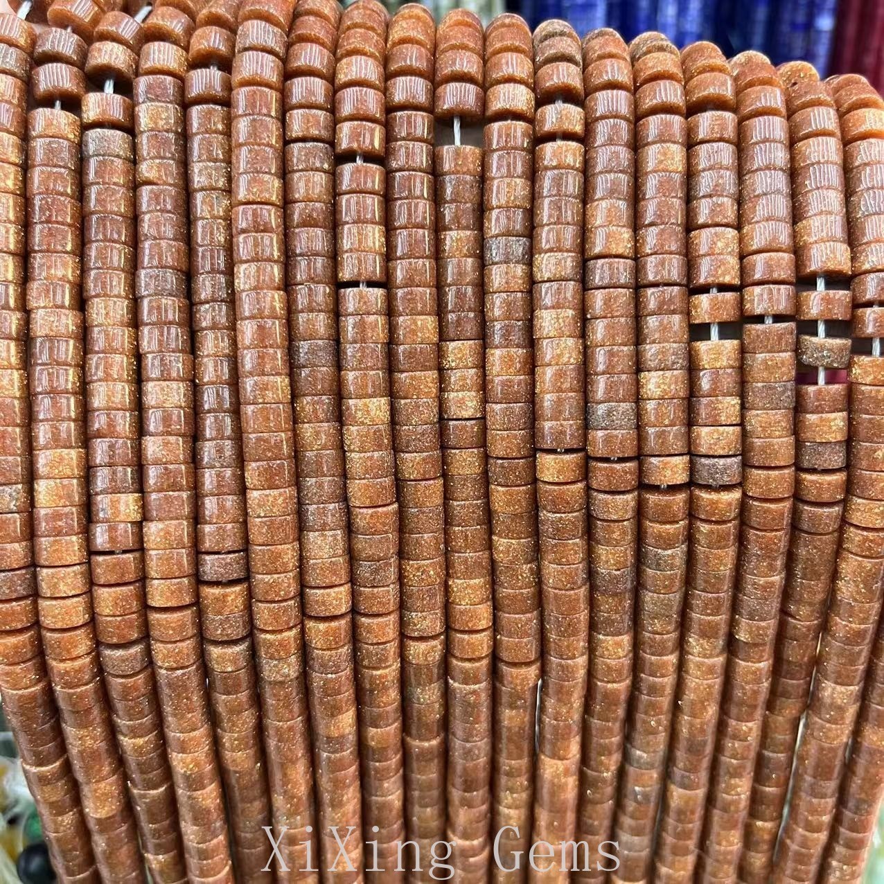 3x6mm High Quality Goldstone Heishi Disc Spacer Beads for Jewelry Making DIY