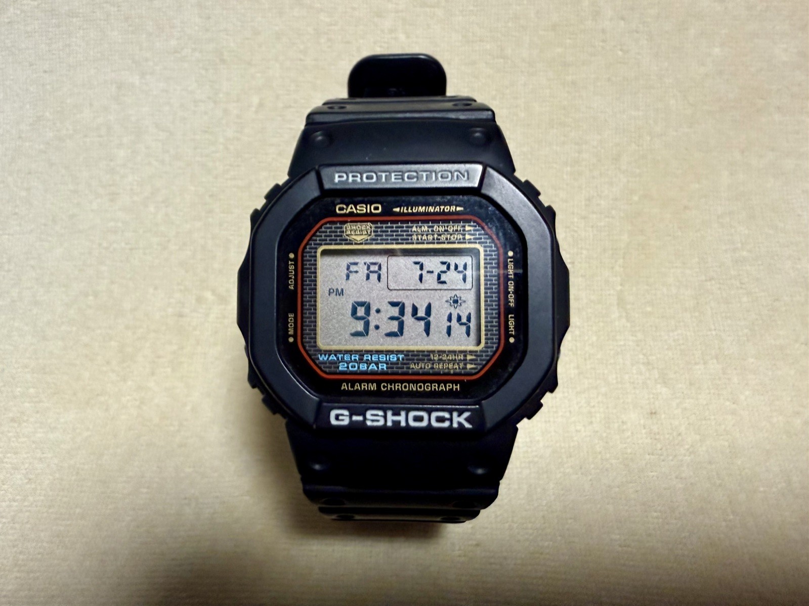 CASIO G-SHOCK DW-5000SL-1 SPIKE LEE 25th ANNIVERSARY Watch