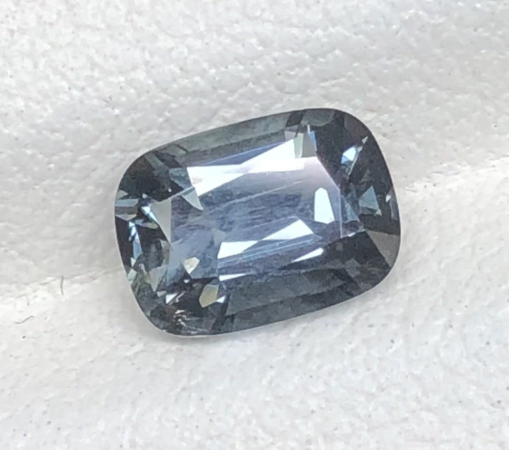 Fantastic Luster Grey Spinel 1.16 Ct loose gemstones