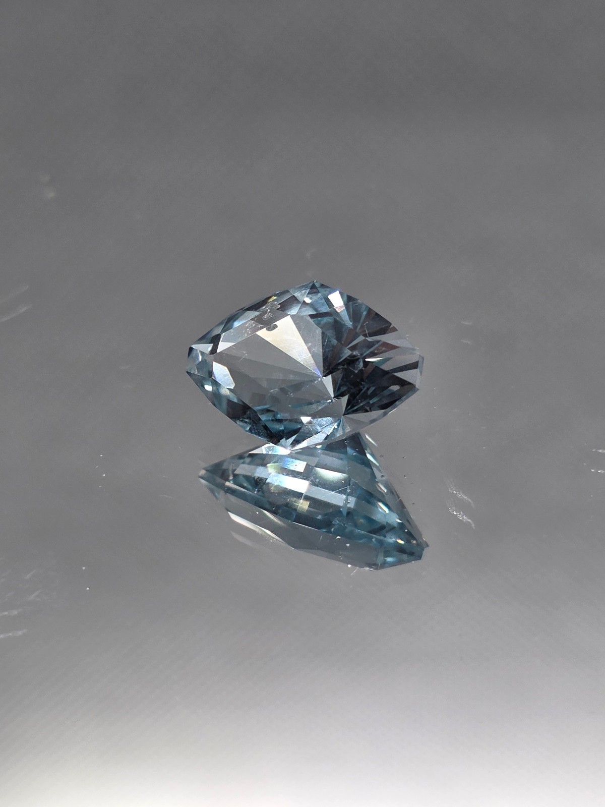 Blue Topaz 9.45 ct , Not a LAB Creation , Pendant is 92.5 sterling silver