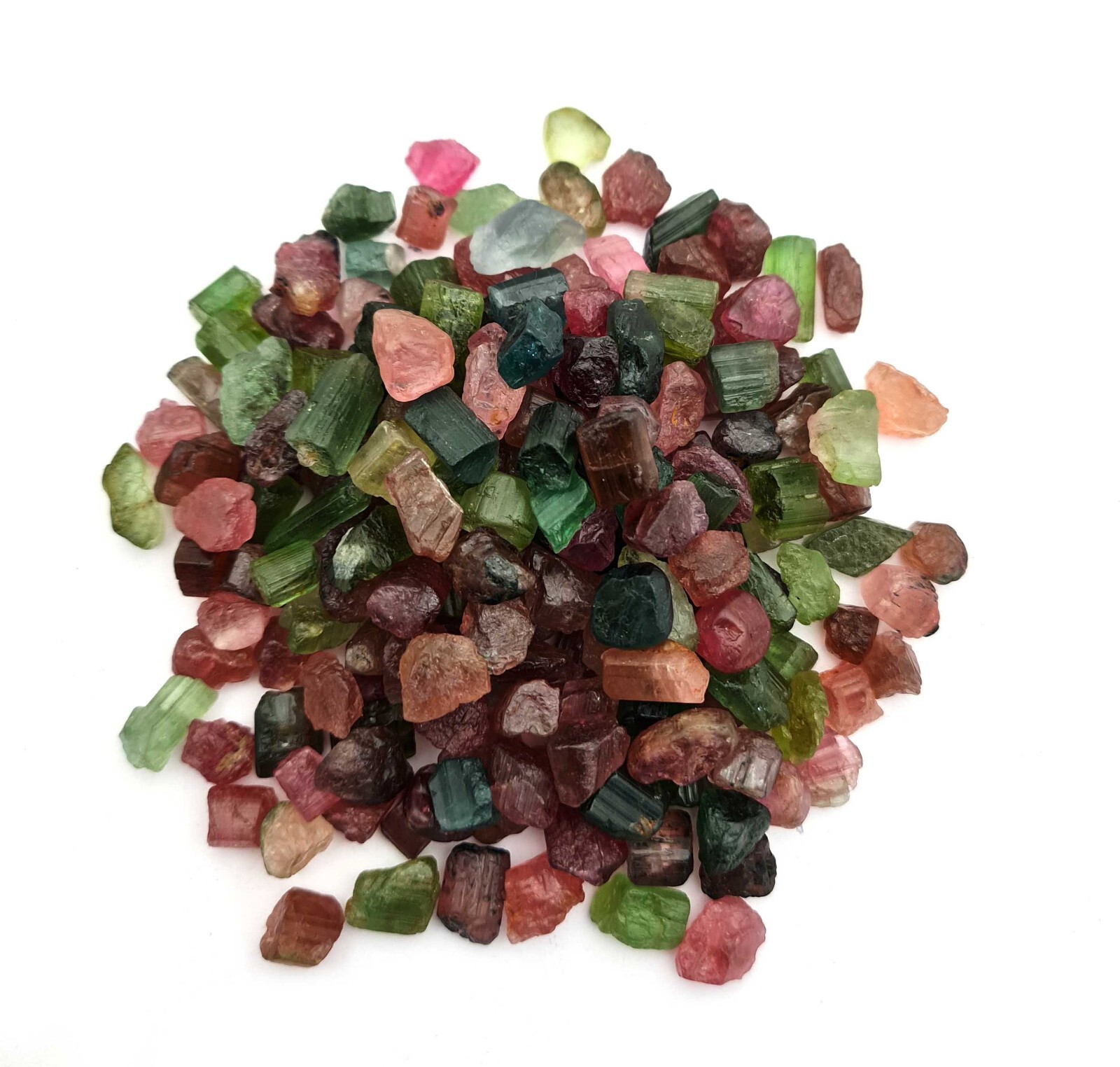 Natural Good Quality Multi Tourmaline Raw Rough Loose Gemstone Lot 50 CT