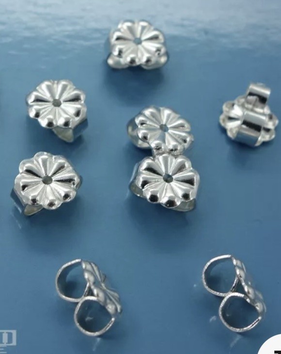 925 Sterling Silver Earring Butterfly Backs for Replace Your Lost Tiffany Back