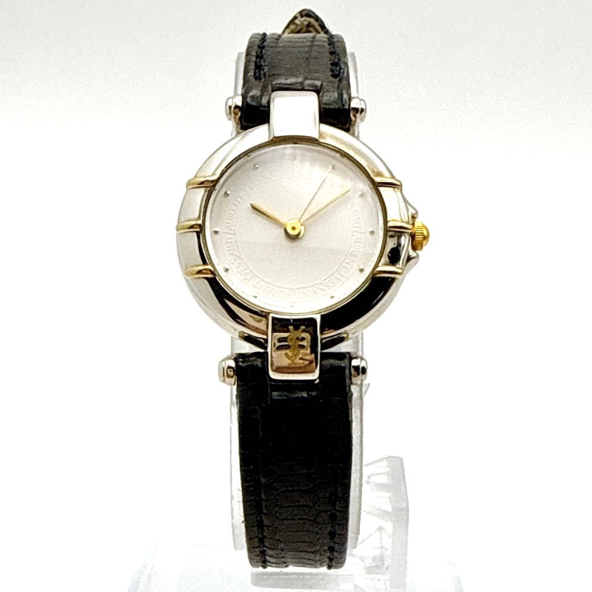 A116 item original belt YSL Yves Saint Laurent ladies watch