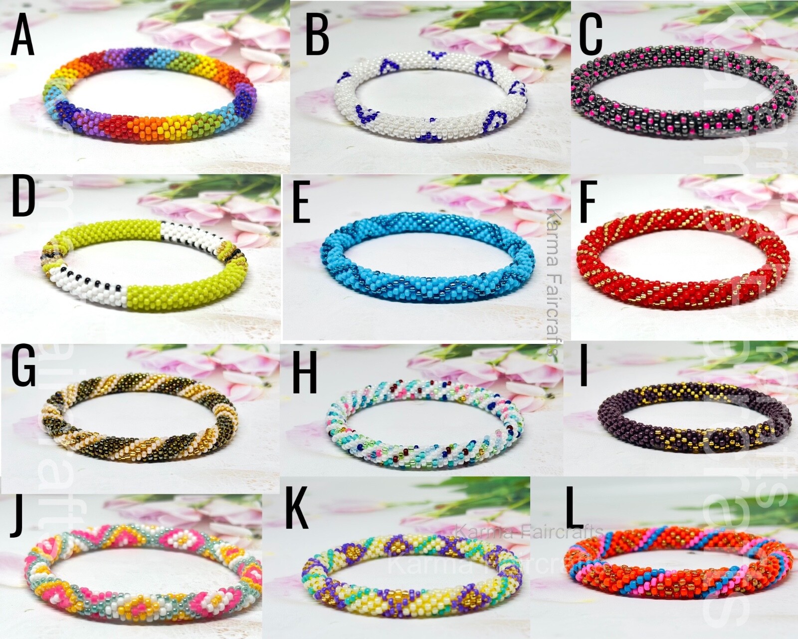 Nepal Beaded Bracelet Colorful Seed Beads Bracelets Hand Crocheted Buy2get1free