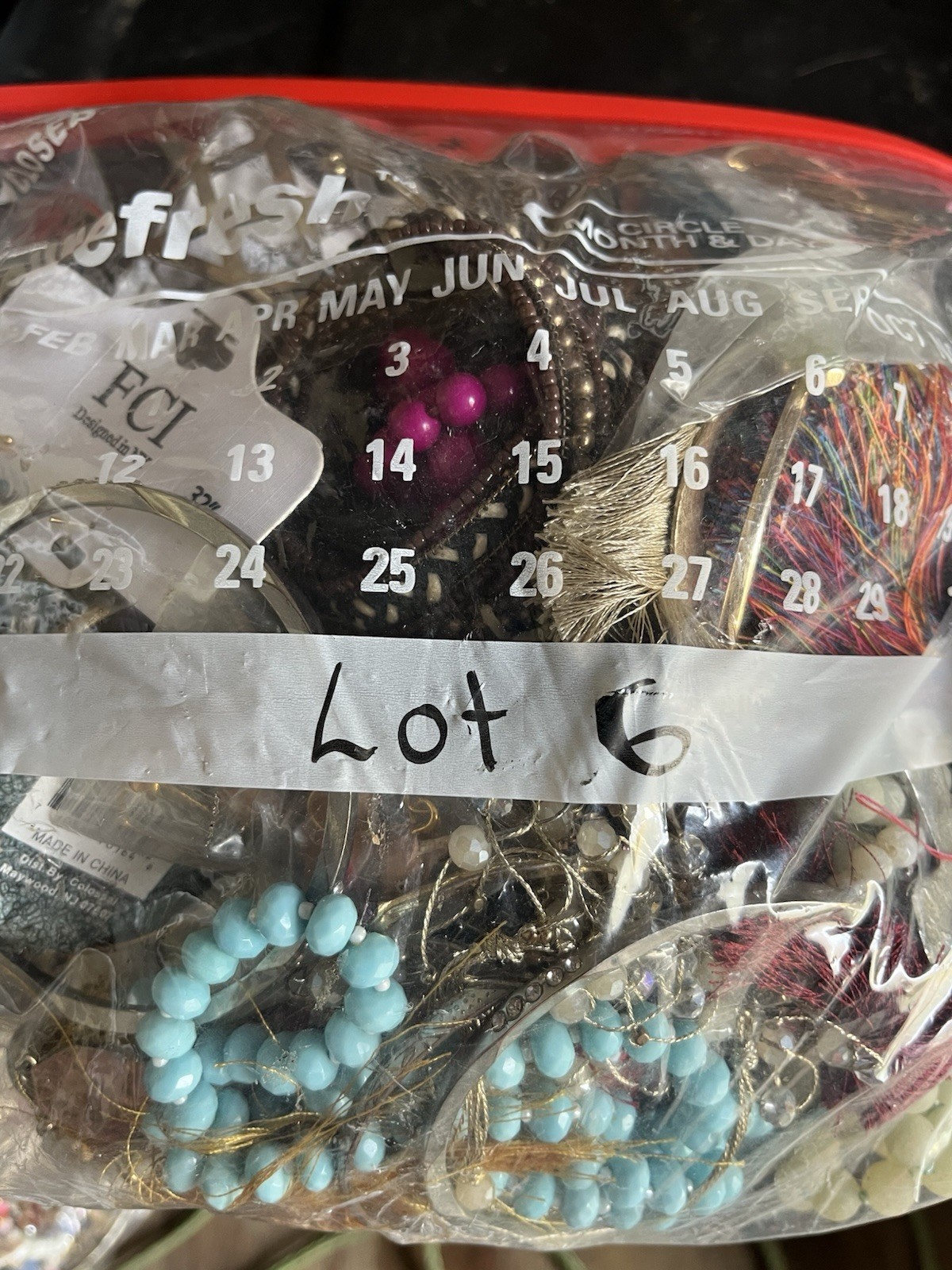 Bag with More Than 5 Pounds of Jewelry and Accessories