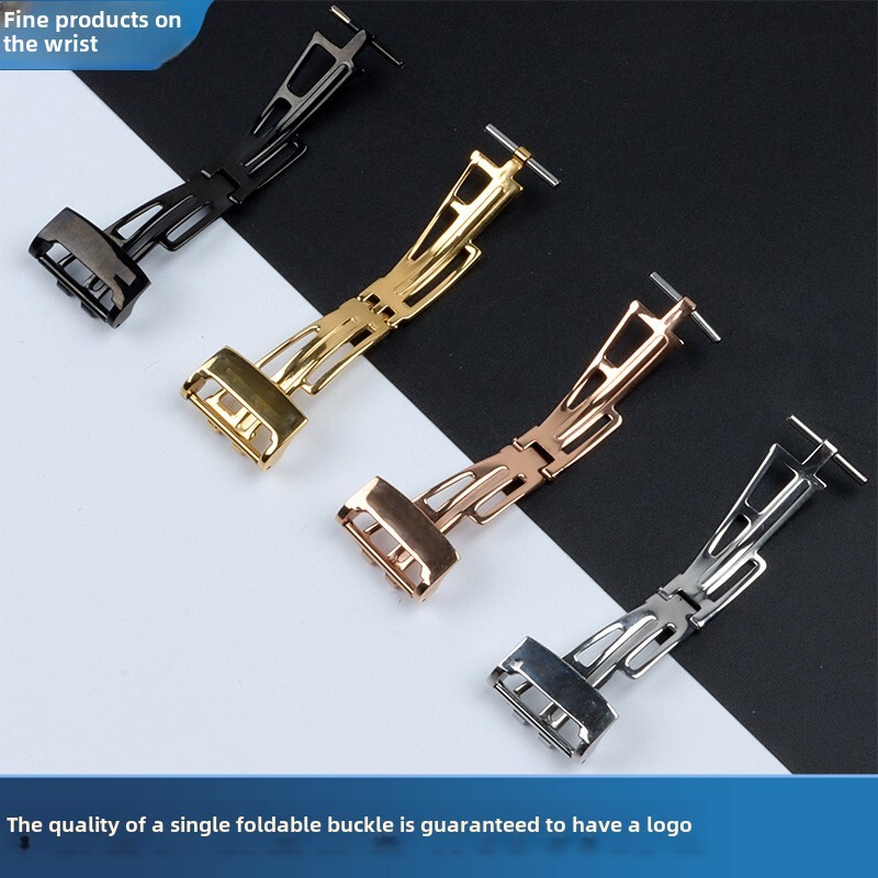 High Quality Stainless Steel Watch Buckle Metal Folding Clasp 18 20mm Fits AP
