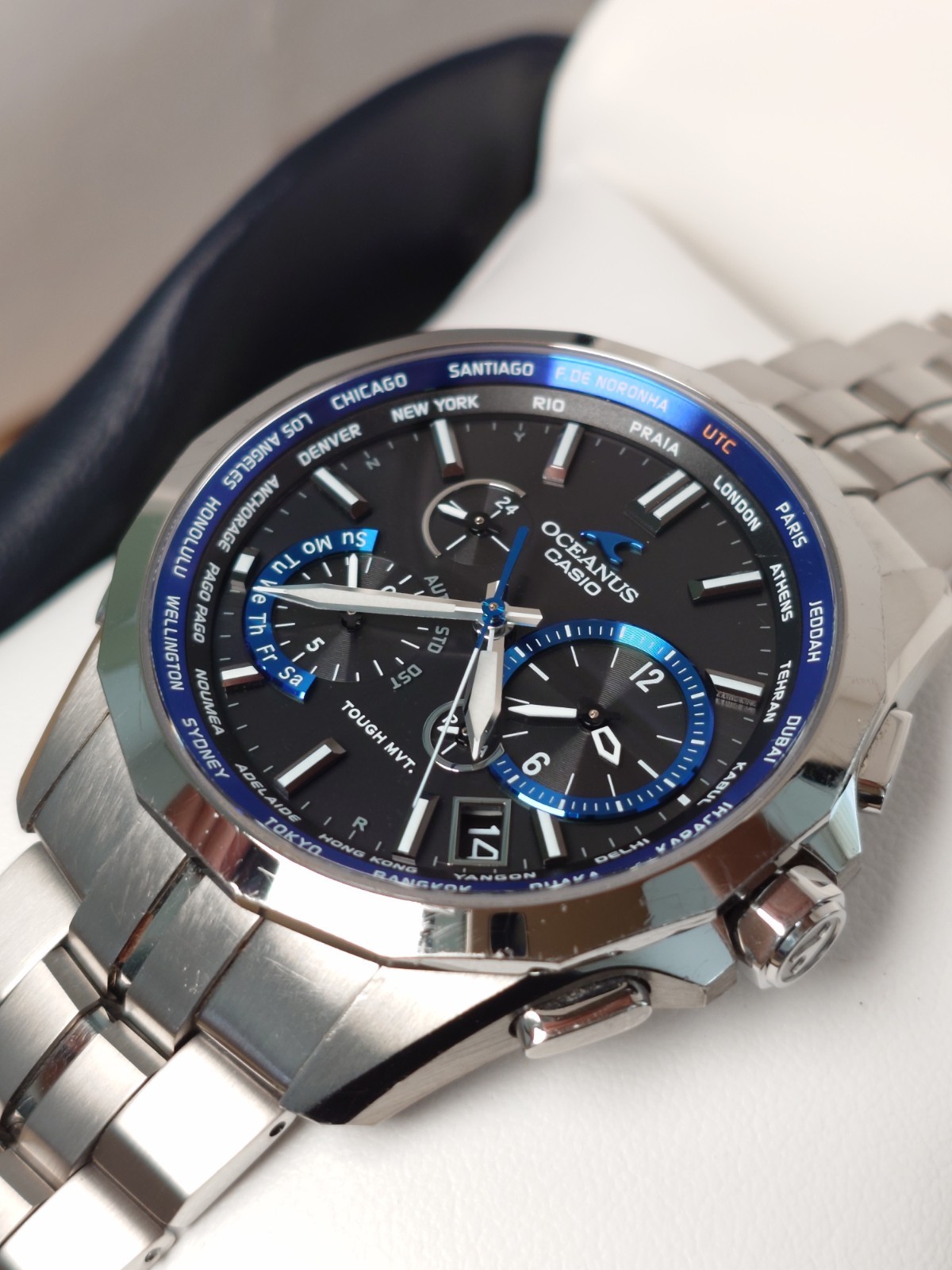 Casio Oceanus Manta OCW-S2400-1AJF – Premium JDM Titanium Chronograph Solar
