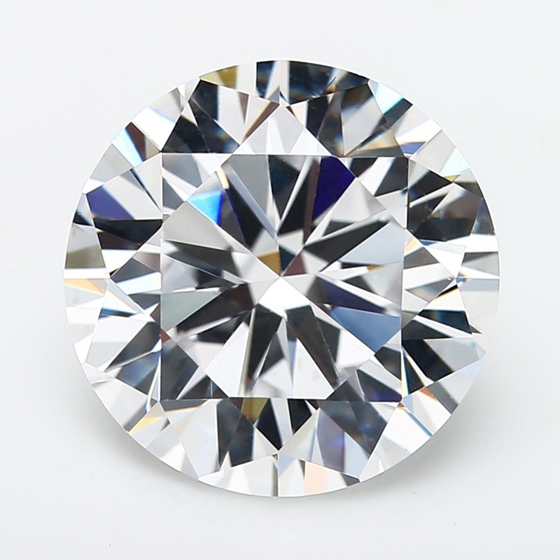 US Round Cut 1.5ct 7.5mm Sparkling Loose Moissanite Gemstone D VVS1 Pass Tester