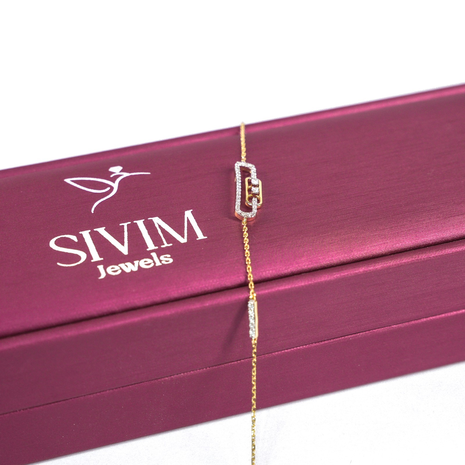 18 KARAT DIAMOND BRACELET| NATURAL DIAMOND | IGI CERTIFIED | YELLOW GOLD