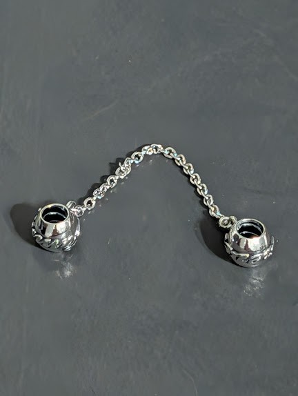 New Authentic Pandora Family Forever Safety Dangle Chain Charm 925 Sterling