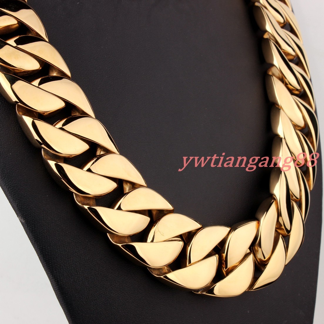 20-36″ SUPER HEAVY HUGE MENS 31MM STAINLESS STEEL CUBAN CURB LINK CHAIN NECKLACE