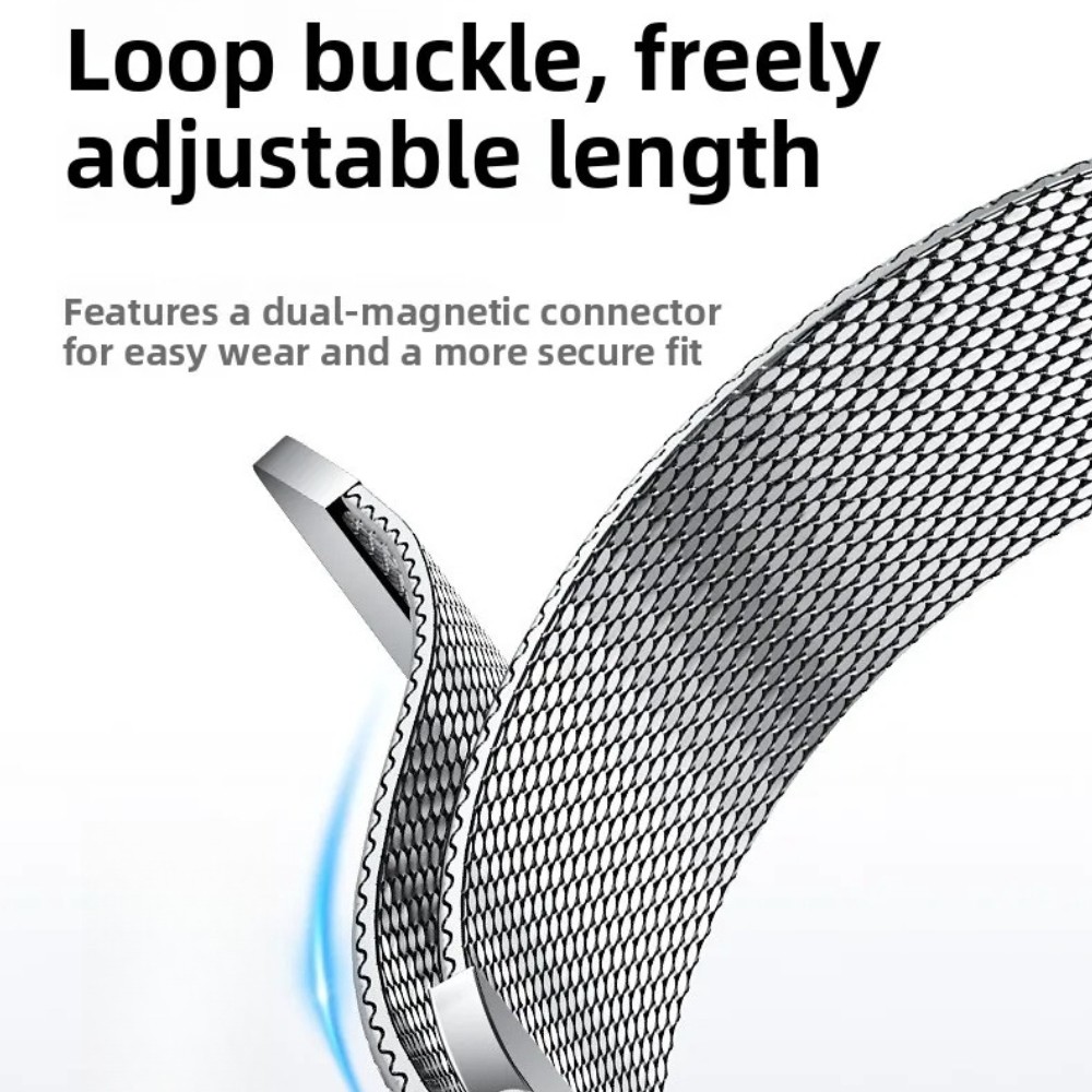 Magnetic No Gaps Milanese Bracelet Metal Band Strap For Huawei Watch 5 46mm 42mm