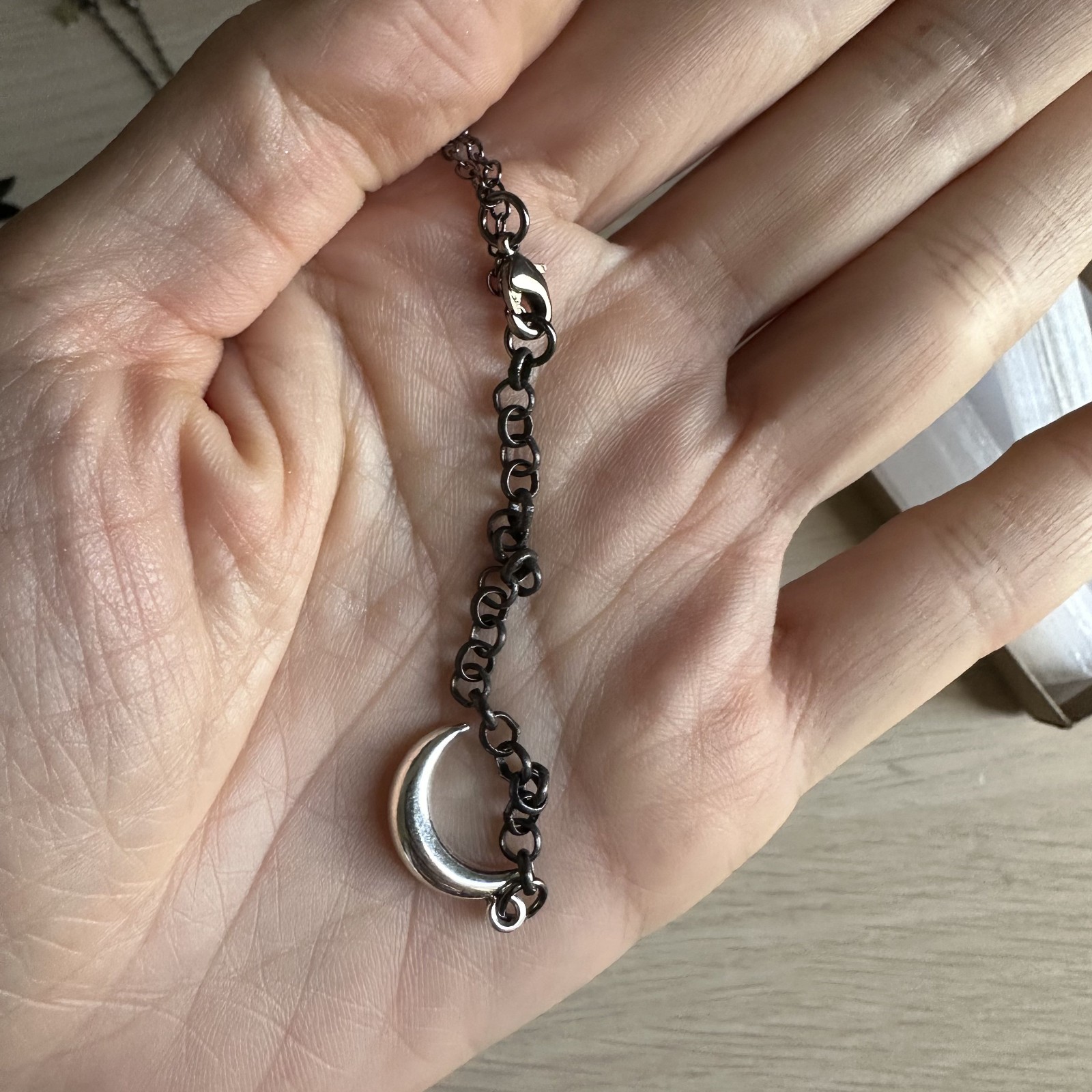 Smoke Quartz Brass Stetement Necklace- New with no tag