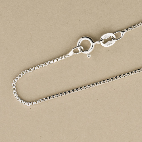.925 Sterling Silver Box Chains. Wholesale Italian Chains.16″,18″,20″,22″,24″,30