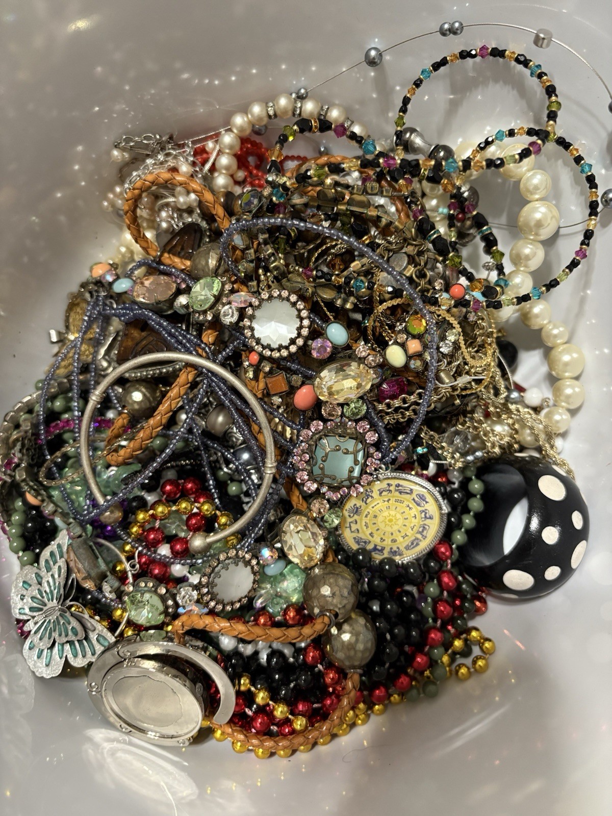Mystery Jewelry Curation Jar- All Wearable – No Junk 1/2 Lb *see Description*