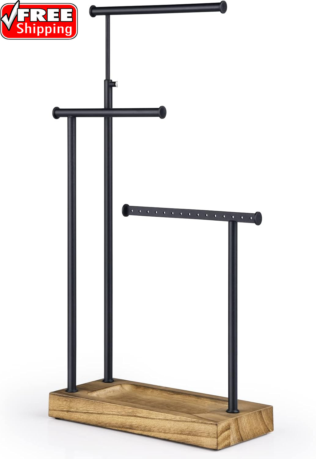 Jewelry Organizer Stand, Extra Tall Necklace Holder Jewelry Holder, Gift Idea (C