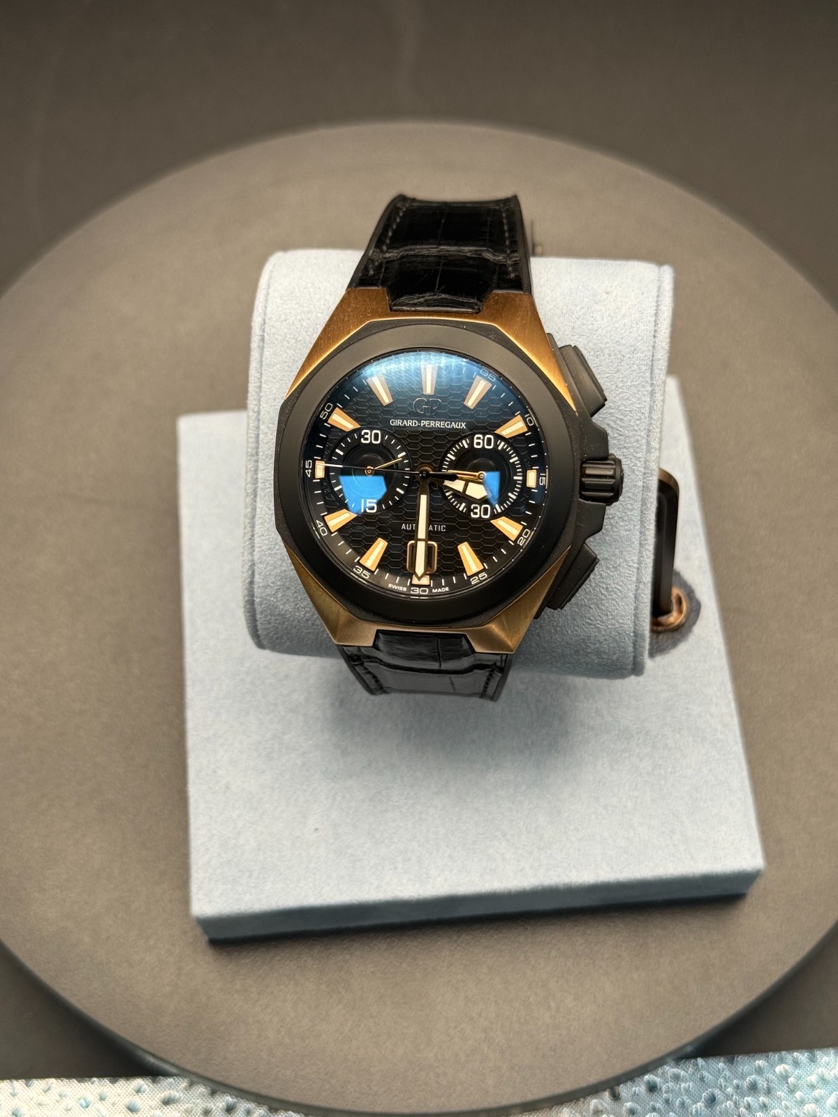 Girard-Perregaux Chrono Hawk Ceramic and Rose Gold