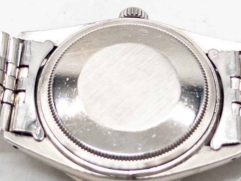 $15000 ROLEX DATEJUST Tiffany & Co Mens 36mm 2ct Diamond SS 18k White Gold Watch