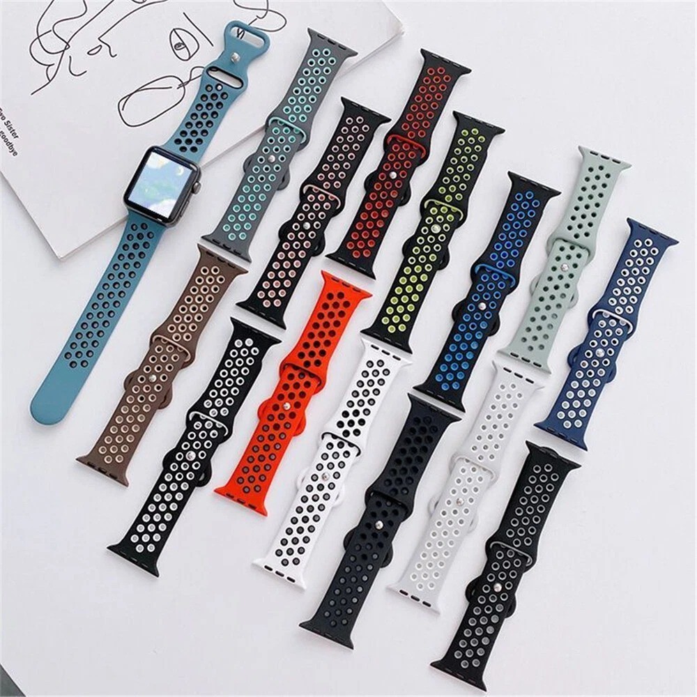 Silicone Sports Band Strap for Apple Watch Series 11 10 9 8 7 SE All Sizes 38-49