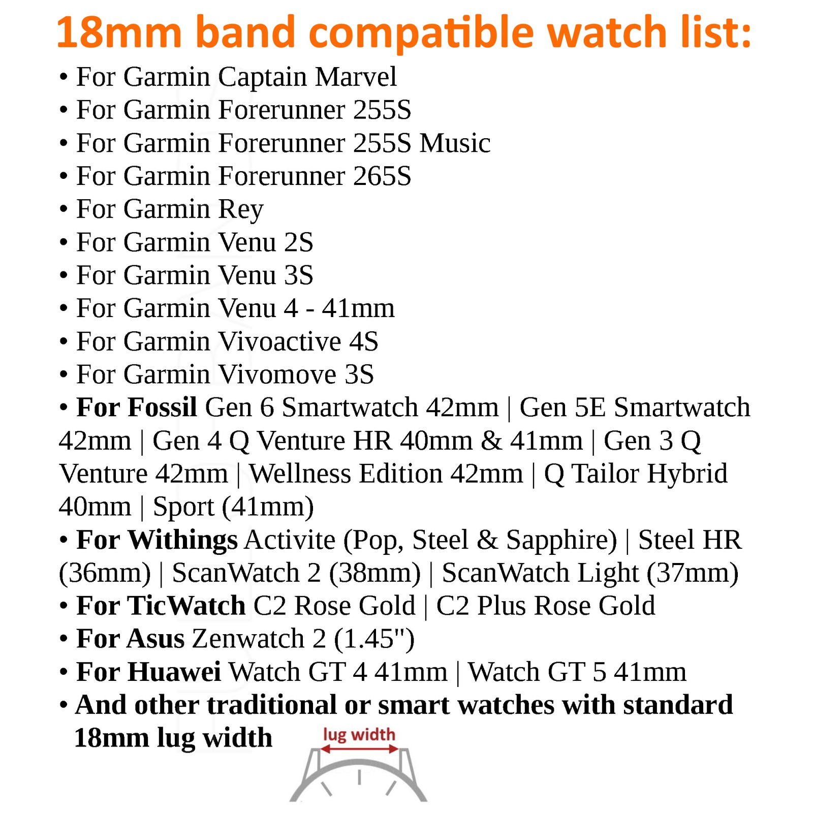 Silicone Watch Band 10mm ….. 15mm 16mm 18mm 19mm 20mm 21mm 22mm 24mm Strap