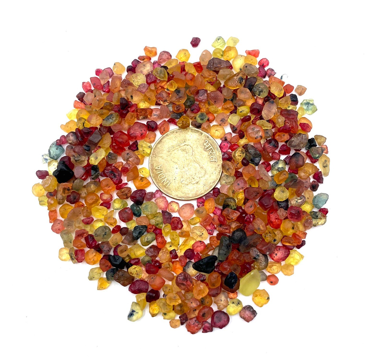Natural Good Quality Multi Sapphire Raw Rough Loose Gemstone Lot 3-7 MM 100 CT