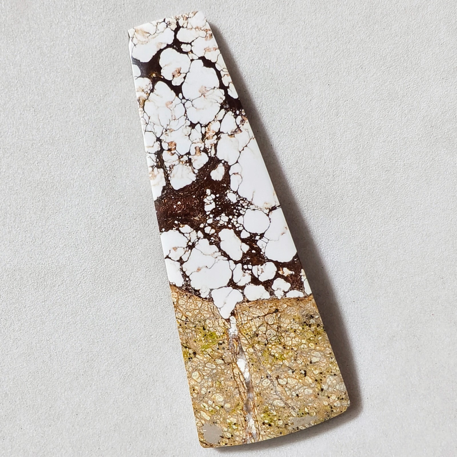 87 Cts Natural Wild Horse Magnesite Jasper Cabochon Gemstone 70.5×25.2×5.9 MM